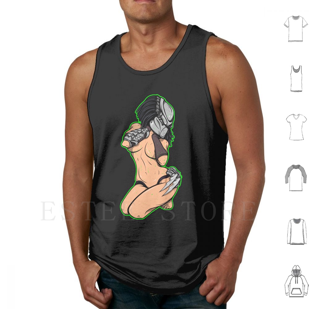 Science Hunter - Hunter Pinup Illustration Tank Tops Vest