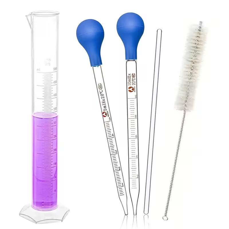 A set of glass dropper experim - Science Experiment 评论和价格