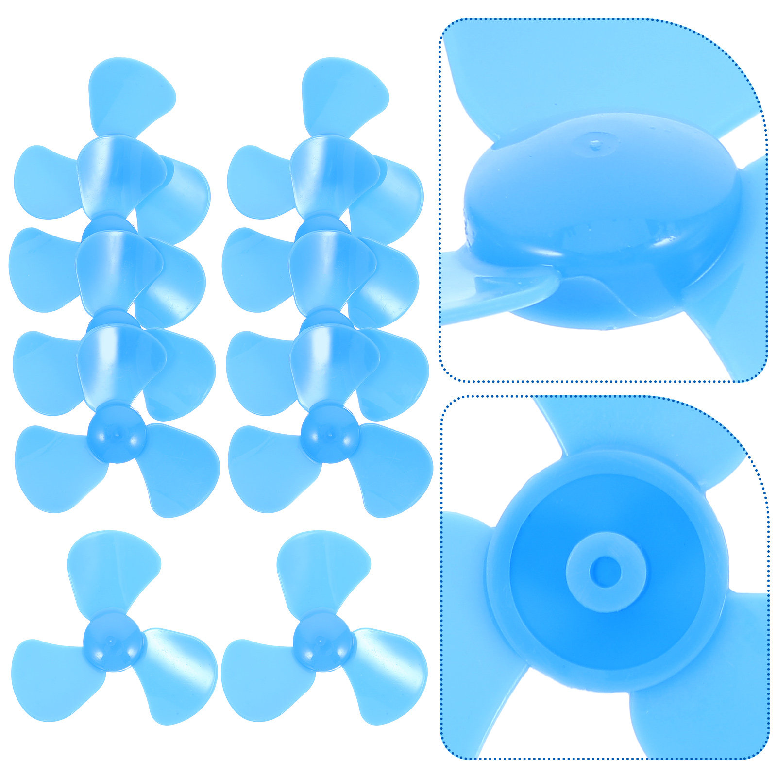 10Pcs Plastic Mini Fan Blades  - Science Experiment 评论和价格