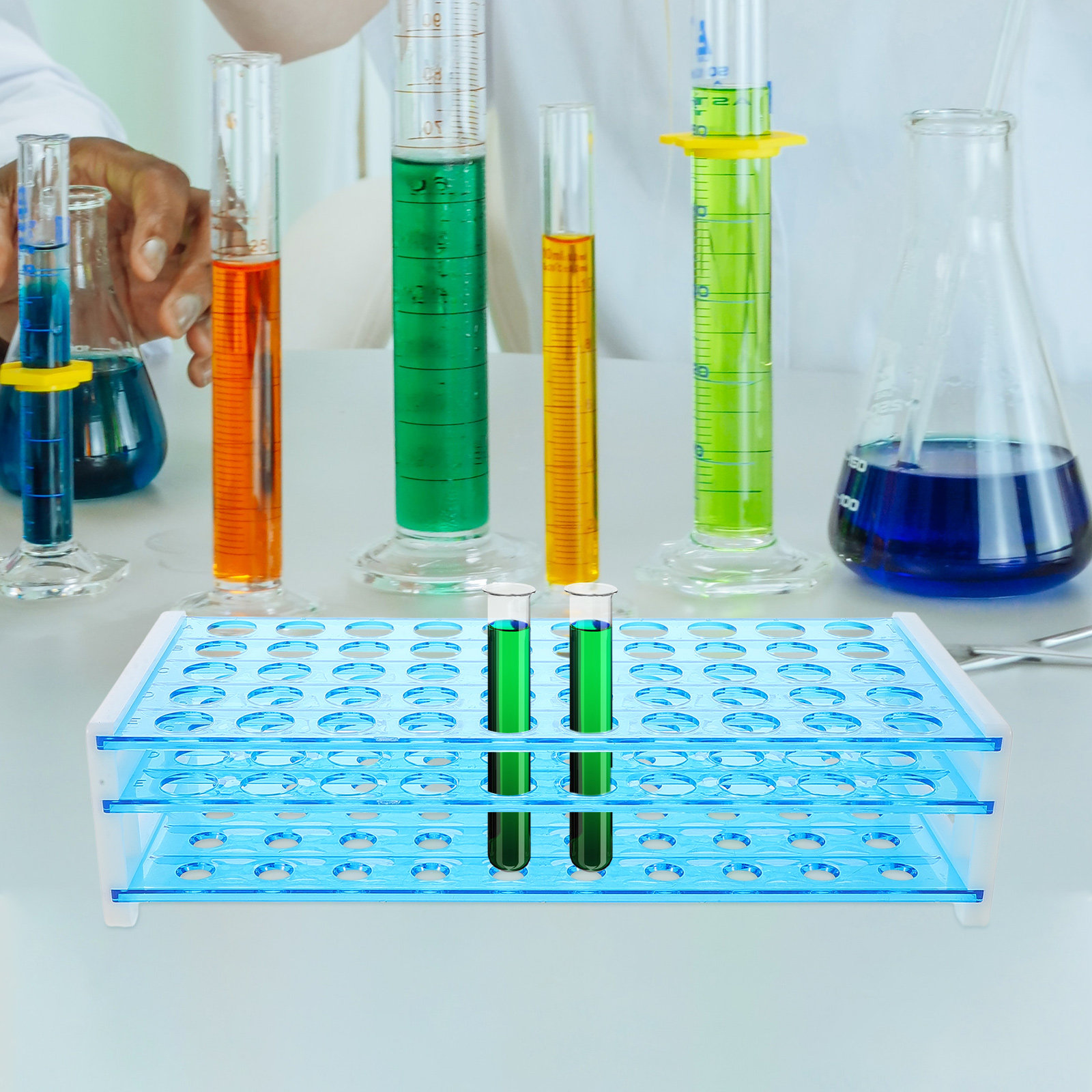 50 Position Test Tube Rack Rob - Science Experiment 评论和价格