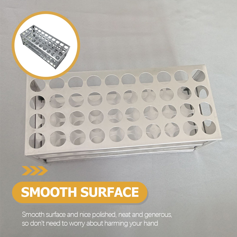 Aluminum Test Tube Rack 40-Hol - Science Experiment 评论和价格